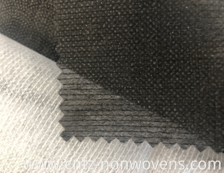 GAOXIN Polyester Stocklot Nonwoven Fusible Interlining for Shirts